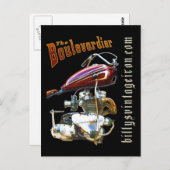 Der Boulevard Postkarte (Vorne/Hinten)