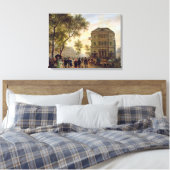 Der Boulevard Saint-Martin und das Theater Leinwanddruck (Insitu (Schlafzimmer))