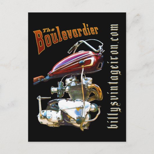 Der Boulevardier Postkarte (Vorderseite)