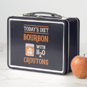 Der Bourbon von heute mit Wassermassen Metall Brotdose (Beispiel)