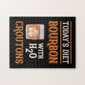 Der Bourbon von heute mit Wassermassen Puzzle (Horizontal)