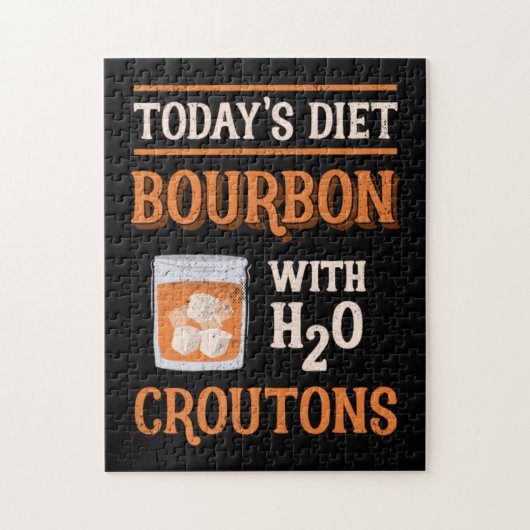 Der Bourbon von heute mit Wassermassen Puzzle (Vertikal)