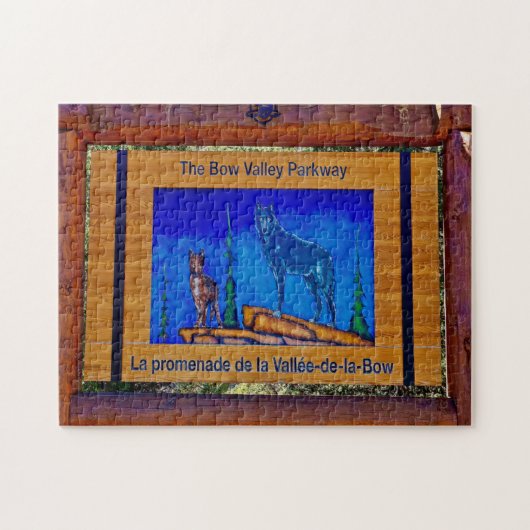Der Bow Valley Parkway Banff. Puzzle (Horizontal)