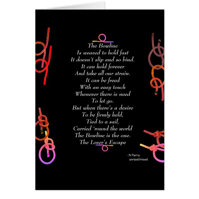 Der Bowline - das Entweichen des Liebhabers (Vorne)