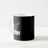 Der Bowling-Vater-Vater Pate Bowler Daddy Kaffeetasse (Vorderseite Links)