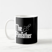 Der Bowling-Vater-Vater Pate Bowler Daddy Kaffeetasse (Links)