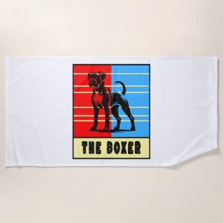 Der Boxer - Starke Hündin Strandtuch