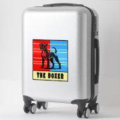 Der Boxer - Starker Hund Aufkleber (Koffer)