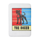 Der Boxer - Starker Hund Badematte (Vorderseite Vertikal)