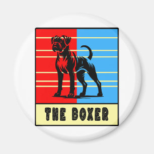 Der Boxer - Starker Hund Magnet