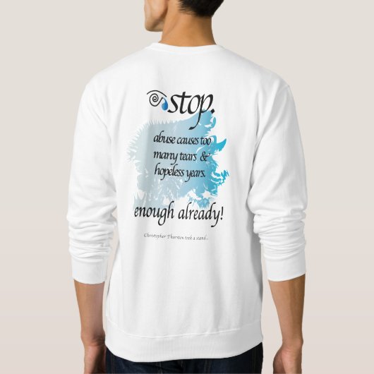 Der Boxer von Alecia Thurston Sweatshirt (Rückseite)