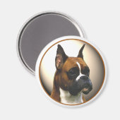 Der Boxerdog Magnet (Vorderseite/Rückseite)