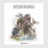 Der Boykin Spaniel Aufkleber (Blatt)