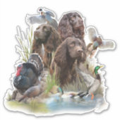 Der Boykin Spaniel Aufkleber (Vorderseite)