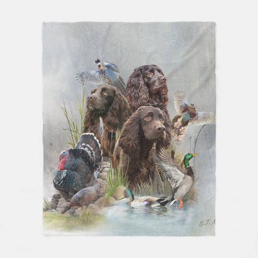Der Boykin Spaniel Fleecedecke (Vorderseite)