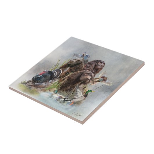 Der Boykin Spaniel Fliese (Seite)