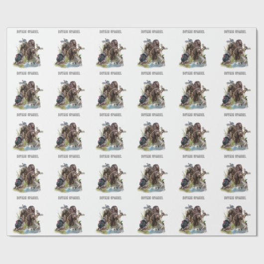 Der Boykin Spaniel Geschenkpapier (Flach)