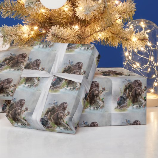 Der Boykin Spaniel Geschenkpapier (Feiertage)