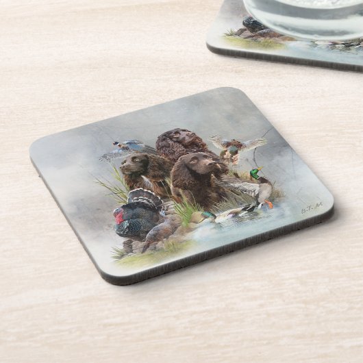 Der Boykin Spaniel Getränkeuntersetzer (Linke Seite)