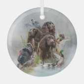 Der Boykin Spaniel Ornament Aus Glas (Vorderseite)
