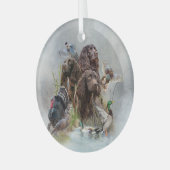 Der Boykin Spaniel Ornament Aus Glas (Vorderseite links)