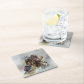 Der Boykin Spaniel Rechteckiger Pappuntersetzer (Vor Ort)