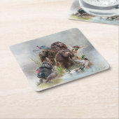 Der Boykin Spaniel Rechteckiger Pappuntersetzer (angewinkelt)