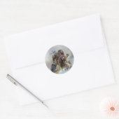 Der Boykin Spaniel Runder Aufkleber (Umschlag)