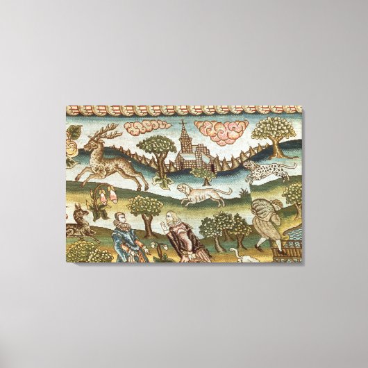 Der Bradford-Tischteppich Leinwanddruck (Vorderseite)