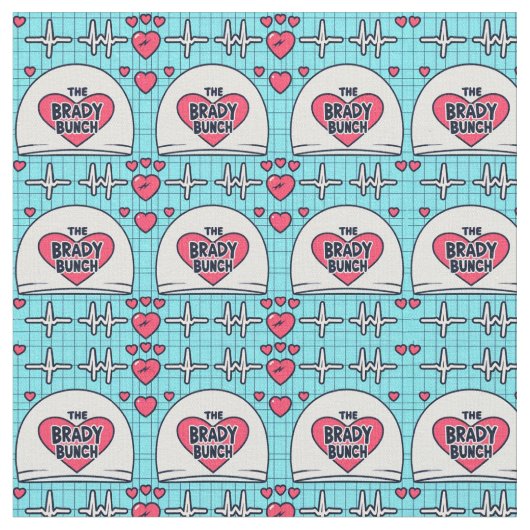 Der Brady Bunch Stoff (Nahaufnahme)