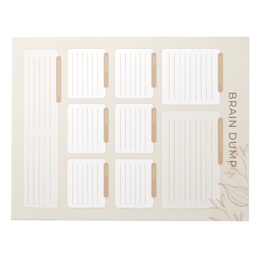 Der Brain Dump der geschäftigen jüdischen Mama 202 Notizblock (Vorderseite)