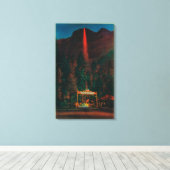 Der Brandfall vom Gletscherpunkt Leinwanddruck (Insitu (Holzboden))