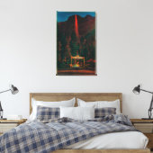 Der Brandfall vom Gletscherpunkt Leinwanddruck (Insitu (Schlafzimmer))