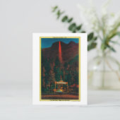 Der Brandfall vom Gletscherpunkt Postkarte (Stehend Vorderseite)