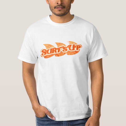 Der Brandung herauf die Leuchtorange der Männer T-Shirt (Vorderseite)