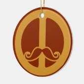 Der Brauch des Friedenstache Keramik Ornament (Links)