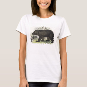 Der Braunbär, pädagogische Illustrations-Kneipe. T-Shirt