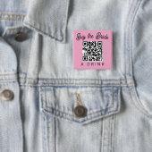 Der Braut einen Drink ausgeben QR Code Button (Beispiel)