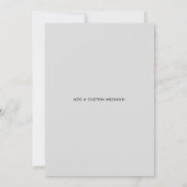 Der Braut schwarzes Skript der Mann-des Antrag-| Einladung (Rückseite)