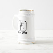 Der Bräutigam Bierglas (Vorderseite Links)