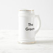 Der Bräutigam Bierglas (VorderseiteRechts)