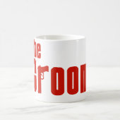 Der Bräutigam (Mafia-Rot) Kaffeetasse (Mittel)