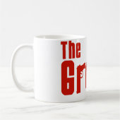 Der Bräutigam (Mafia-Rot) Kaffeetasse (Links)