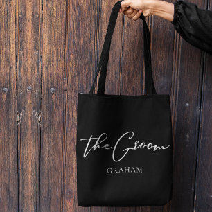 Der Bräutigam Personalisierte Chic Minimalistische Tasche