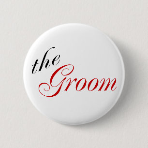 Der Bräutigam (rot) Button
