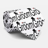 Der Bräutigam (Spitzenhut-Bogen-Krawatte) Krawatte (Gerollt)