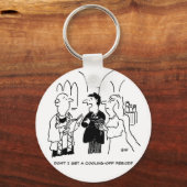 Der Bräutigam Will eine Abkühlphase. Funny Schlüsselanhänger (Vorderseite)