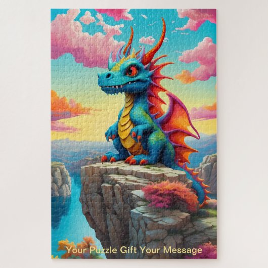 Der Brave Baby Dragon Puzzle (Vertikal)
