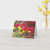 Der brennende Bush Karte (Gelbe Blume)