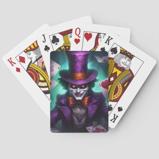 Der brennende Joker Spielkarten (Rückseite)